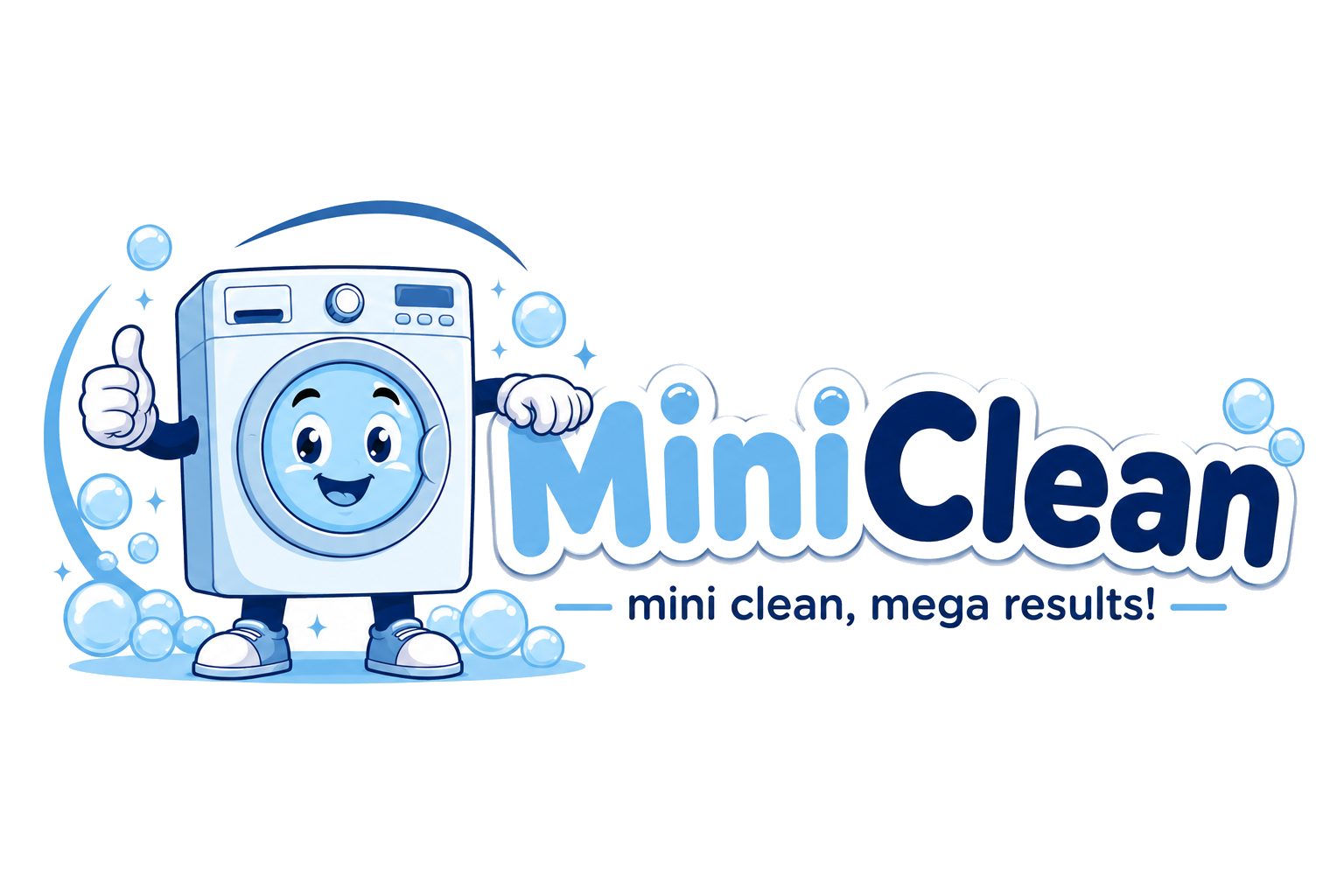 MiniClean launderette and dry cleaning logo